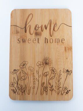 Bamboo Cutting Board Laser Engraved Food Safe Grandma Kitchen Home Gift